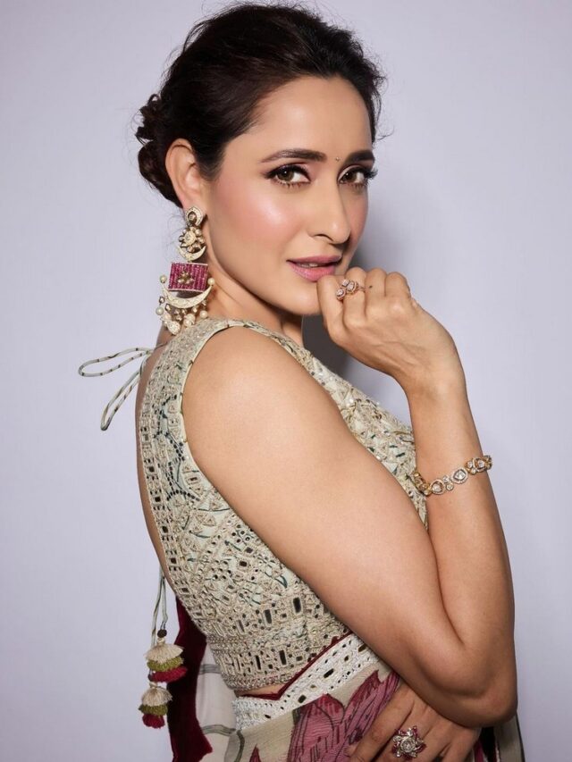 Pragya Jaiswal Glamorous Stills in Saree