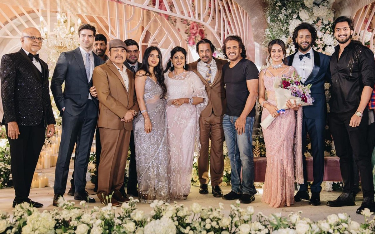 సినీ, రాజకీయ ప్రముఖుల సమక్షంలో వైభవంగా జరిగిన ఐశ్వర్య అర్జున్, ఉమాపతి ల రిసెప్షన్