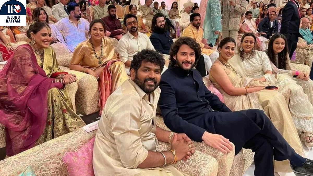 దక్షిణాది చిత్రాల ప్రముఖుల భేటీ… అంబానీ ఇంట పెళ్లిల్లో కనిపించిన దృశ్యం