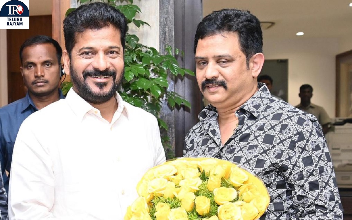 తెలుగు ఫిలిం ఛాంబర్ ఆఫ్ కామర్స్ అధ్యక్షుడిగా ఎన్నికైనందుకు సీఎం రేవంత్ రెడ్డి గారిని కలిసిన అధ్యక్షుడు భరత్ భూషణ్