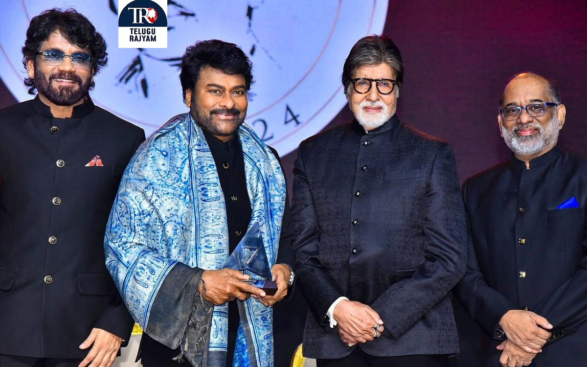 ANR Award: అమితాబ్‌ చేతుల విూదుగా అవార్డు ప్రదానం నా గురువు, నా మెంటార్‌, నా స్ఫూర్తిదాత: చిరంజీవి పొగడ్తలు