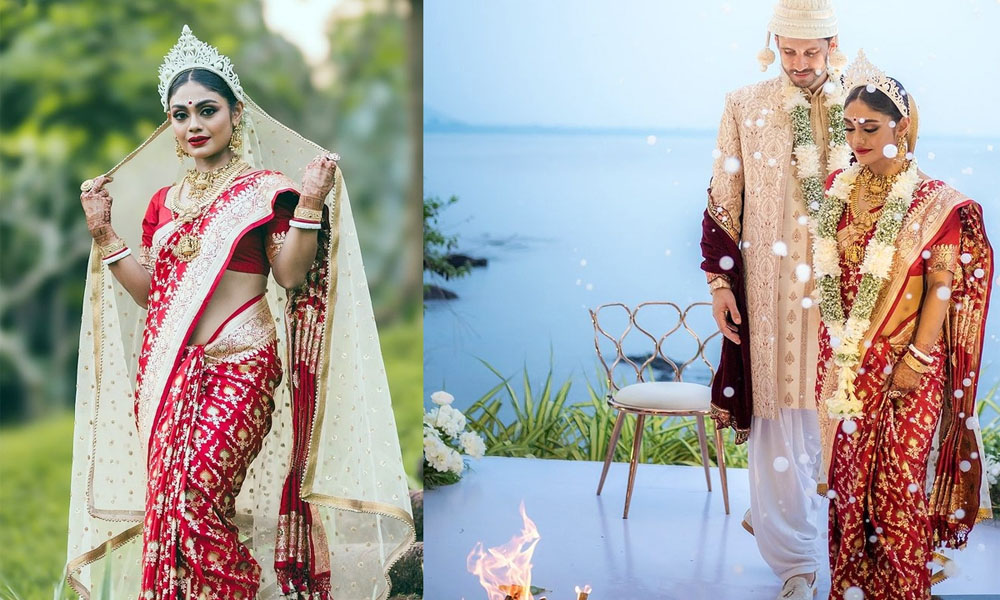 భర్తనే మళ్లీ  పెళ్లి చేసుకొని షాక్ ఇచ్చిన నటి.. వైరల్ అవుతున్న పెళ్లి ఫోటోలు!