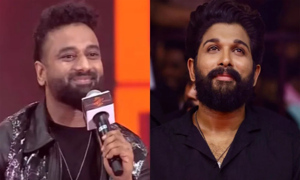 డీఎస్పీని తెగ పొగిడిన అల్లు అర్జున్.. రిటన్ థ్యాంక్స్ చెప్పిన దేవి శ్రీ ప్రసాద్!