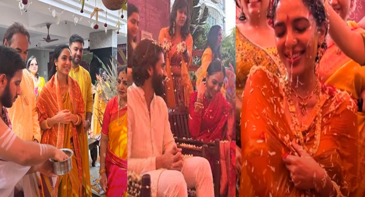 Nagachaitanya -Sobhita: ఘనంగా నాగచైతన్య శోభిత హల్దీ… ఫోటోలు వైరల్!