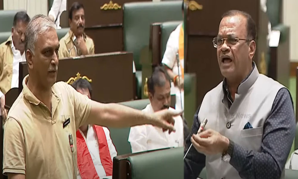 TG: అసెంబ్లీకి తాగి వస్తున్నారు.. మంత్రి కోమటిరెడ్డికి కౌంటర్ ఇచ్చిన హరీష్ రావు!