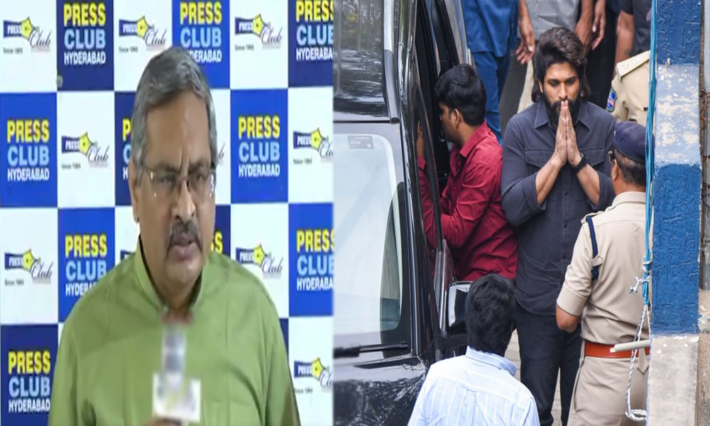 TG: అల్లు అర్జున్ వెనుక ఓ మహాశక్తి ఉంది… ఆయన జైలుకు వెళ్లడం ఖాయం: సీనియర్ లాయర్