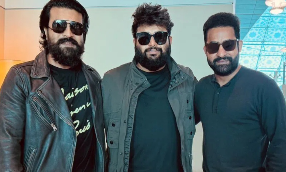 Ram Charan–NTR: మళ్లీ కలుసుకున్న తారక్,చెర్రీ.. పాన్ ఇండియా స్టార్స్ తో తమన్.. ఫొటోస్ వైరల్!