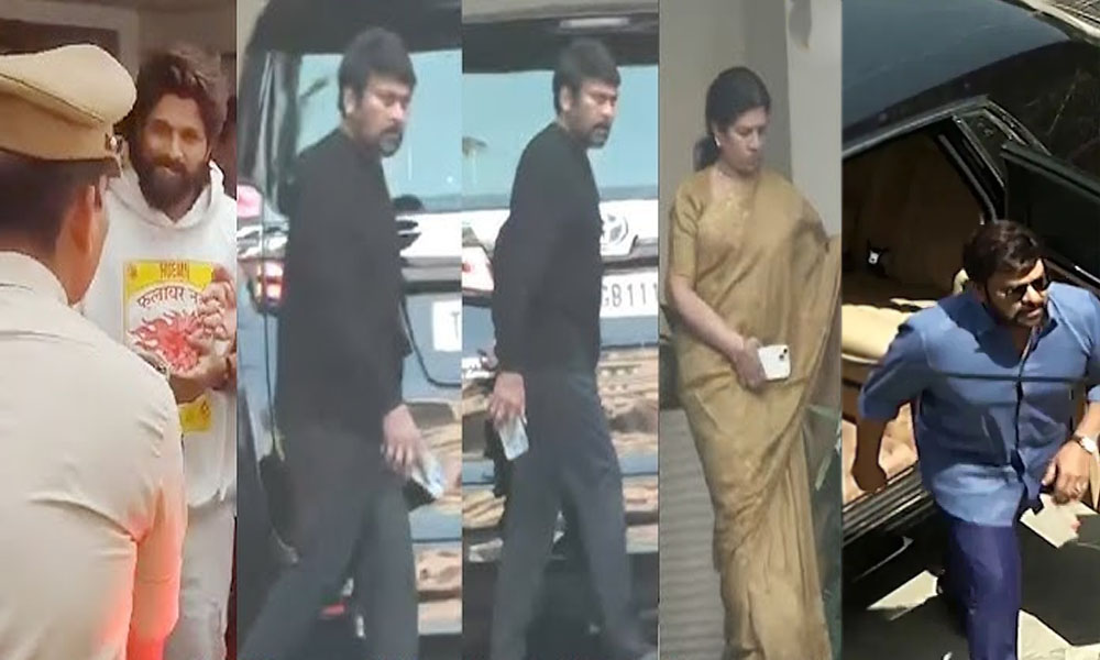 Chiranjeevi: అల్లు అర్జున్ అరెస్ట్.. హుటాహుటిన బన్నీ ఇంటికి చేరుకున్న చిరు దంపతులు!