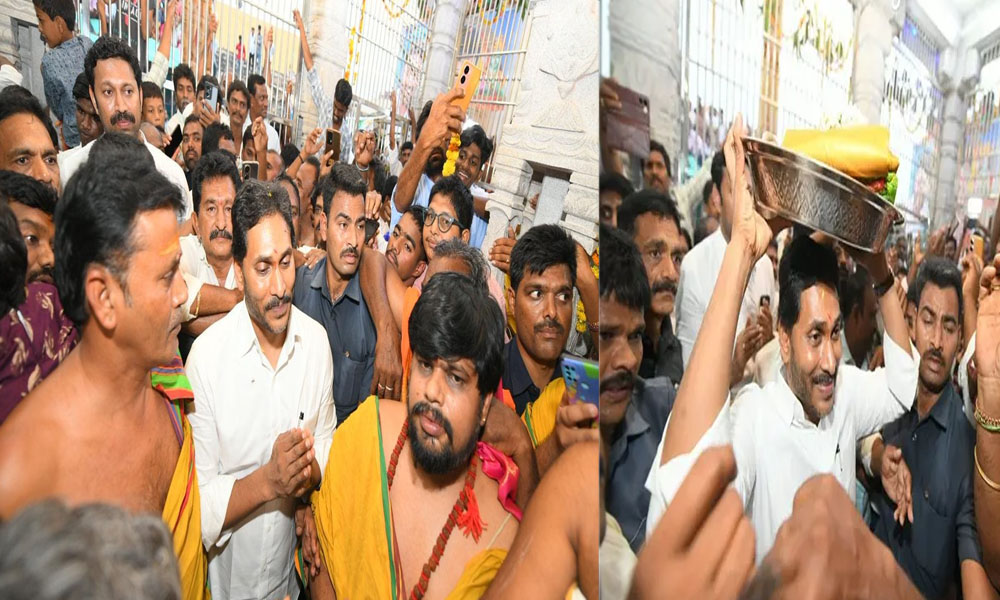 YS Jagan: కోదండరాముడి విగ్రహ ప్రతిష్టలో జగన్… జననేతకు నీరా’జనం’!
