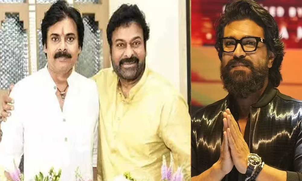 చెర్రీ కోసం రంగంలోకి దిగుతున్న  చిరంజీవి, పవన్ కళ్యాణ్.. దిల్ రాజు మాస్టర్ ప్లాన్ మామూలుగా లేదు!