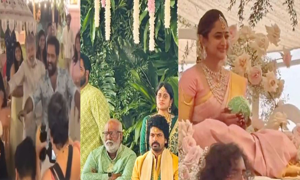 సైలెంట్ గా ఓ యింటివాడేన నటుడు శ్రీ సింహ.. అబ్బాయి పెళ్లిలో బాబాయి హడావిడి సూపర్!