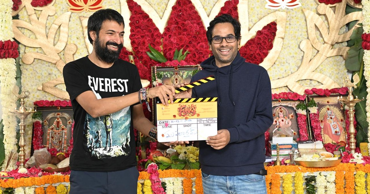 విశ్వ‌క్ సేన్, డైరెక్ట‌ర్ అనుదీప్ కె.వి కలయికలో ‘ఫంకీ’ చిత్రాన్ని ప్రారంభించిన సితార ఎంట‌ర్‌టైన్‌మెంట్స్