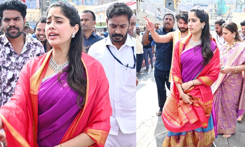 Janhvi Kapoor: బాయ్‌ఫ్రెండ్‌తో కలిసి శ్రీవారిని దర్శించుకున్న జాన్వీ కపూర్.. నెట్టింట ఫొటోస్ వైరల్!