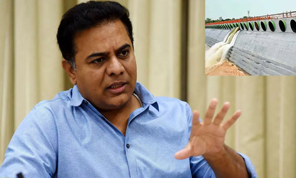 KTR: కాళేశ్వరం ప్రాజెక్టు విషయంలో ఇప్పటికైనా చెంపలు వేసుకోండి… కేటీఆర్ కామెంట్స్ వైరల్!