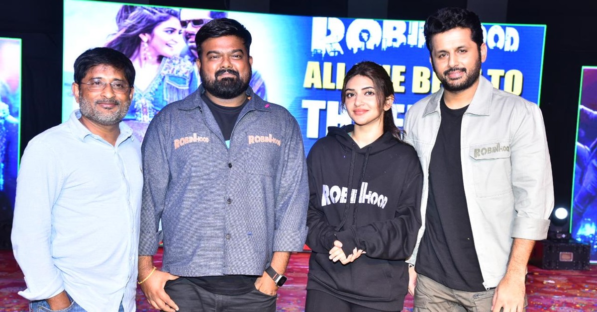 రాబిన్‌హుడ్ సినిమా మార్చి 28న తప్పకుండా సినిమా చూడండి: ఇంజనీరింగ్ కాలేజ్ గ్రాండ్ ఈవెంట్ లో నితిన్