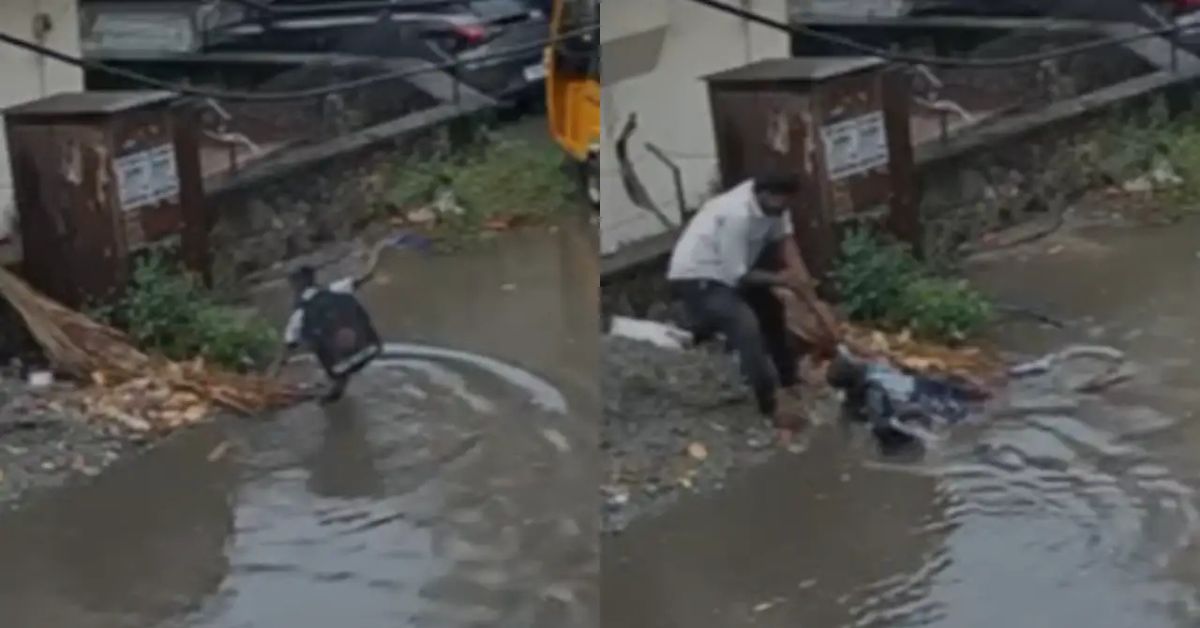 Electric Shock: విద్యుత్ షాక్‌లో పడ్డ బాలుడిని కాపాడిన యువకుడు… నిజంగా రియల్ హీరో!