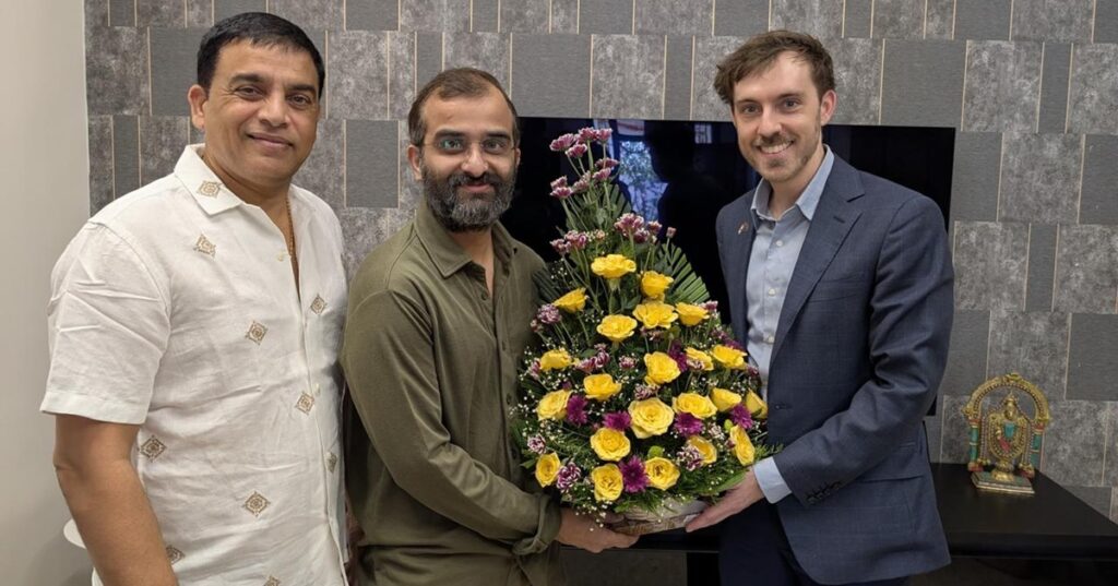Harshith Raju దిల్ రాజు గారు, హర్షిత్ రెడ్డి గారు హైదరాబాద్లో ఆస్ట్రేలియన్ ...