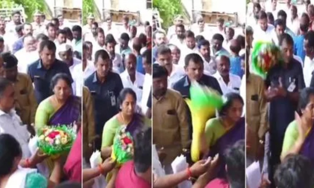 AP Minister Savitha: బొకే ఇచ్చిన ఎమ్మార్వో… విసిరి కొట్టిన మంత్రి సవిత… మంత్రిగారు ఇది తగునా?
