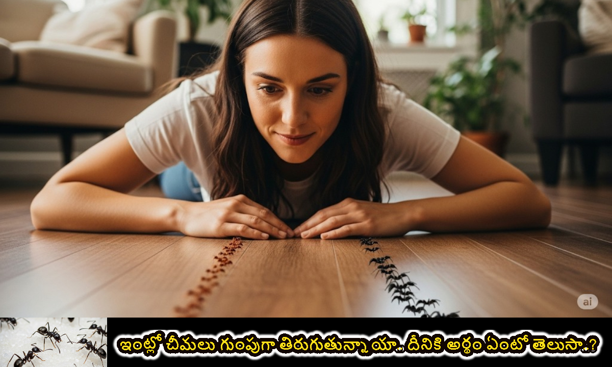 ఇంట్లో చీమలు గుంపుగా తిరుగుతున్నాయా.. ఇది దేనికి సంకేతమో తెలిస్తే షాక్ అవుతారు..!