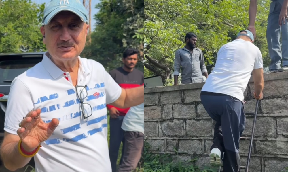 Anupam Kher: షూటింగ్ సెట్ లో గోడ దూకి వెళ్లిన 70 ఏళ్ల నటుడు.. ఎవరో తెలుసా?