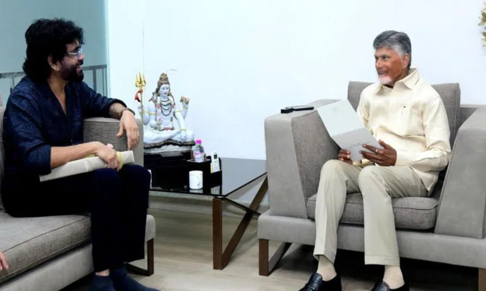 Nagarjuna: ముఖ్యమంత్రి చంద్రబాబును కలిసిన అక్కినేని నాగార్జున.. నెట్టింట ఫోటోస్ వైరల్!
