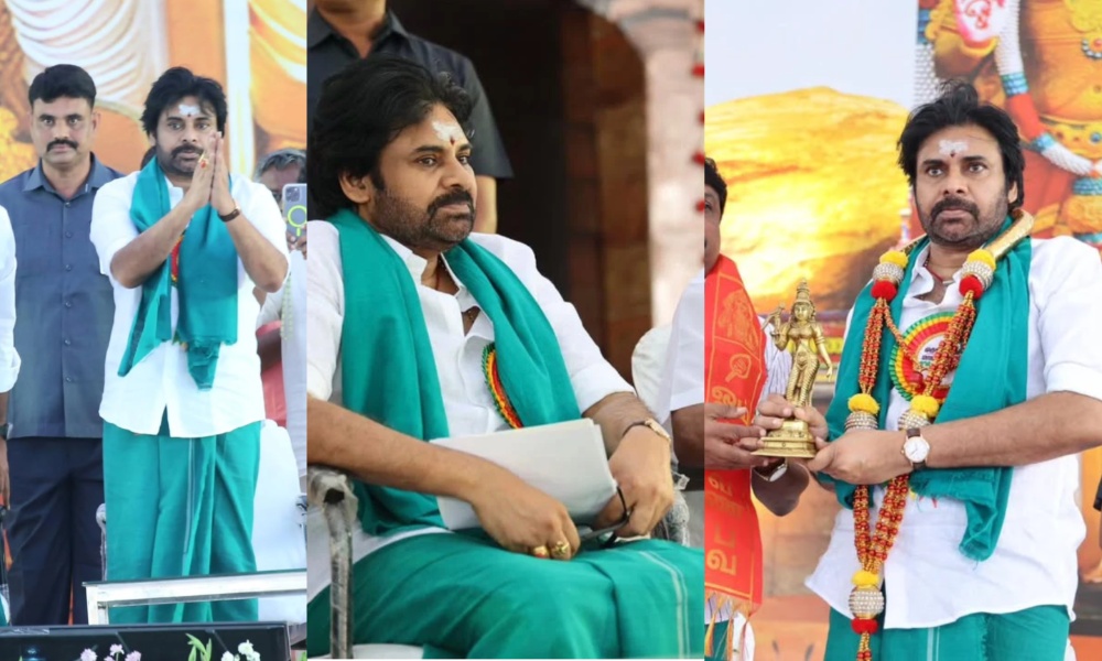 Pawan Kalyan : తమిళనాడులోని మధురైలో పంచ కట్టుతో మెరిసిన పవన్ కళ్యాణ్.. నెట్టింట్ ఫోటోస్ వైరల్!