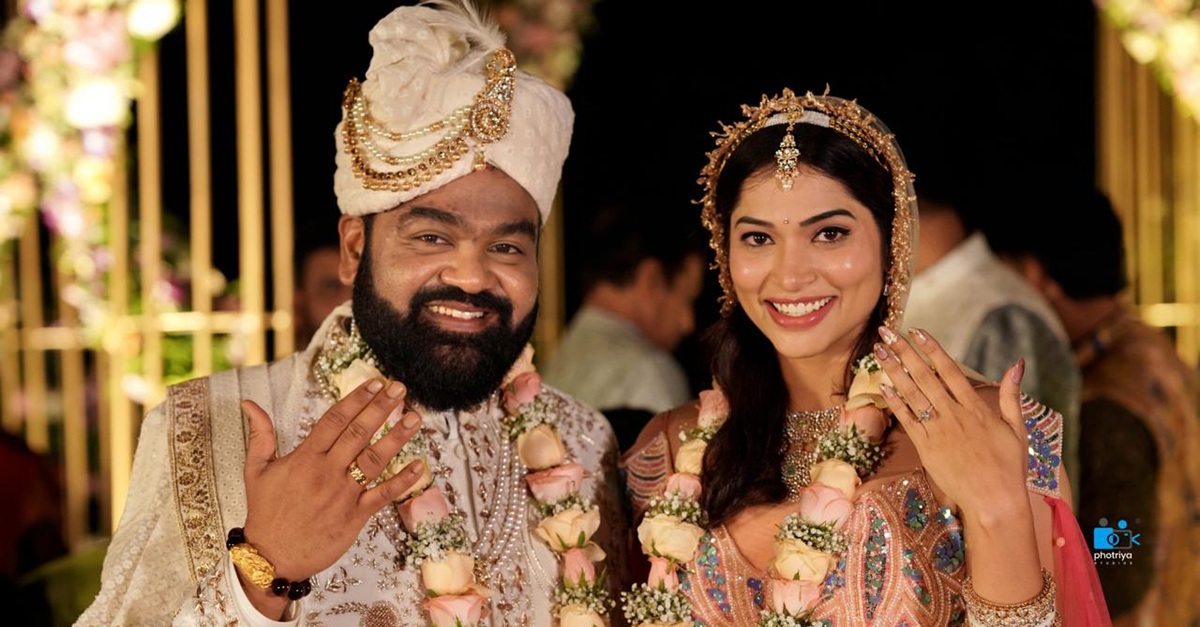 Producer Ajay Mysore and Subhasree Engagement: ఘనంగా నిర్మాత అజయ్ మైసూర్, నటి, బిగ్ బాస్ ఫేమ్ శుభశ్రీ నిశ్చితార్థ వేడుక