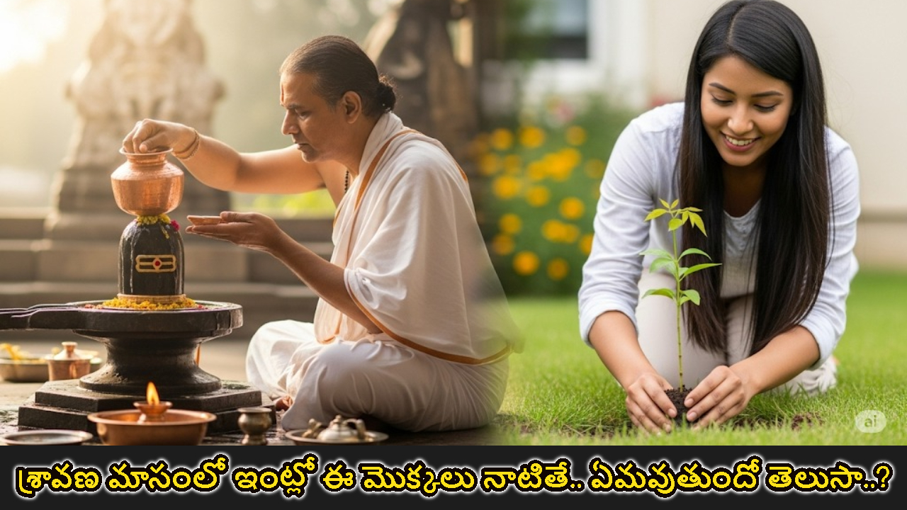 శ్రావణ మాసంలో ఇంట్లో ఈ మొక్కలు నాటితే.. ఏమవుతుందో తెలుసా..?