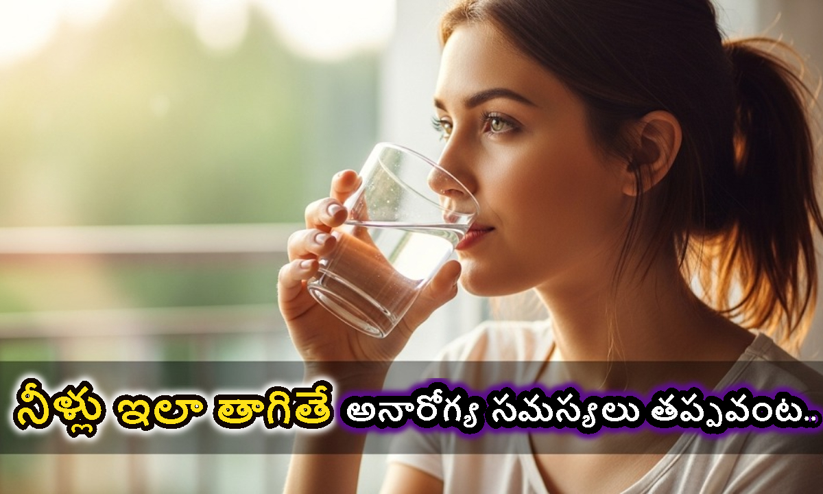 నీళ్లు ఇలా తాగితే అనారోగ్య సమస్యలు తప్పవంట.. నిపుణుల సూచనల ఇవే..!