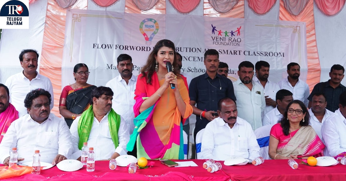 లక్ష్మీ మాంచు యొక్క ‘టీచ్ ఫర్ చేంజ్’ మరియు ‘వేని రావు ఫౌండేషన్’ విద్యా, ఆరోగ్య కార్యక్రమాలను విస్తరించనున్నాయి
