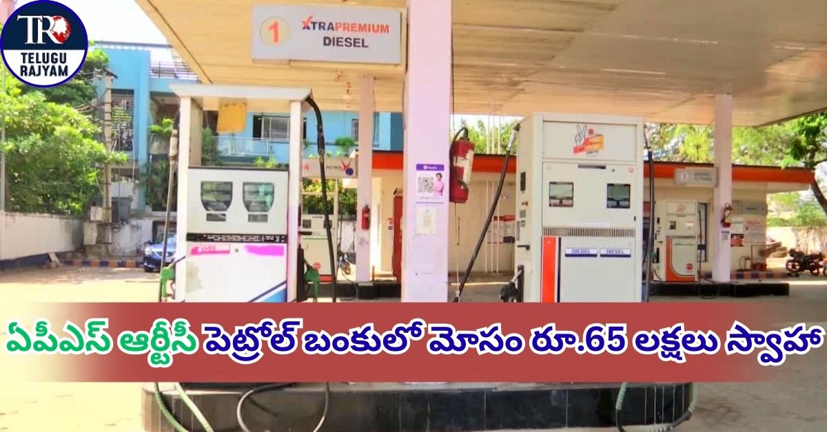 RTC Petrol Bunk: ఏపీఎస్ ఆర్టీసీ పెట్రోల్ బంకులో మోసం రూ.65 లక్షలు స్వాహా