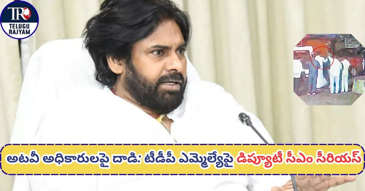 Pawan Kalyan Warning: అటవీ అధికారులపై దాడి: టీడీపీ ఎమ్మెల్యేపై డిప్యూటీ సీఎం పవన్ కళ్యాణ్ సీరియస్