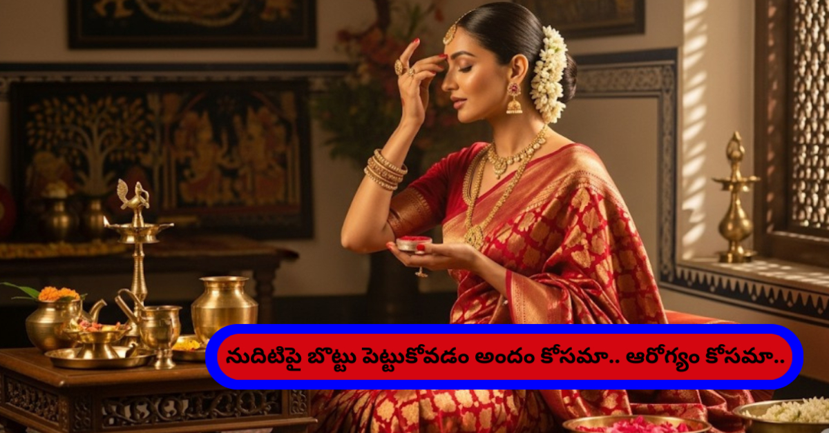 నుదిటిపై బొట్టు పెట్టుకోవడం అందం కోసమా.. ఆరోగ్యం కోసమా.. శాస్త్రం చెబుతున్న అద్భుత నిజాలు ఇవే..!