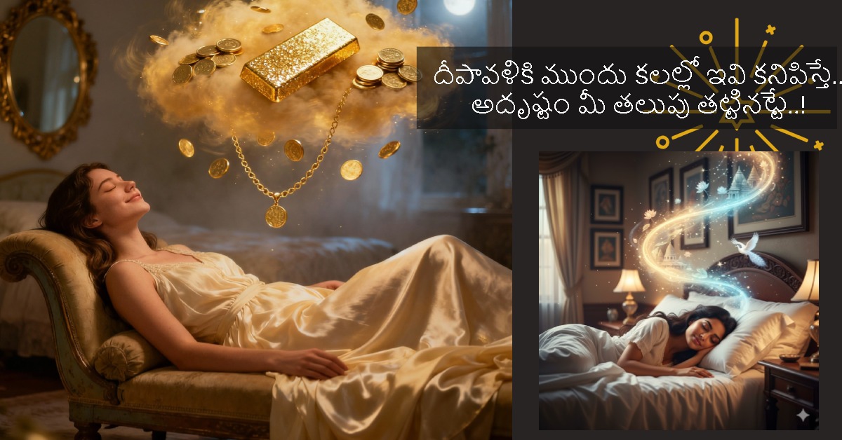 Dreams: దీపావళికి ముందు కలల్లో ఇవి కనిపిస్తే.. అదృష్టం మీ తలుపు తట్టినట్టే..!