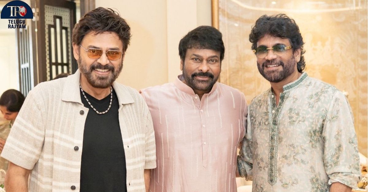 Chiranjeevi’s Grand Diwali: చిరంజీవి ఇంట్లో ఘనంగా దీపావళి సంబరాలు- వేడుకకు హాజరైన విక్టరీ వెంకటేష్, కింగ్ నాగార్జున
