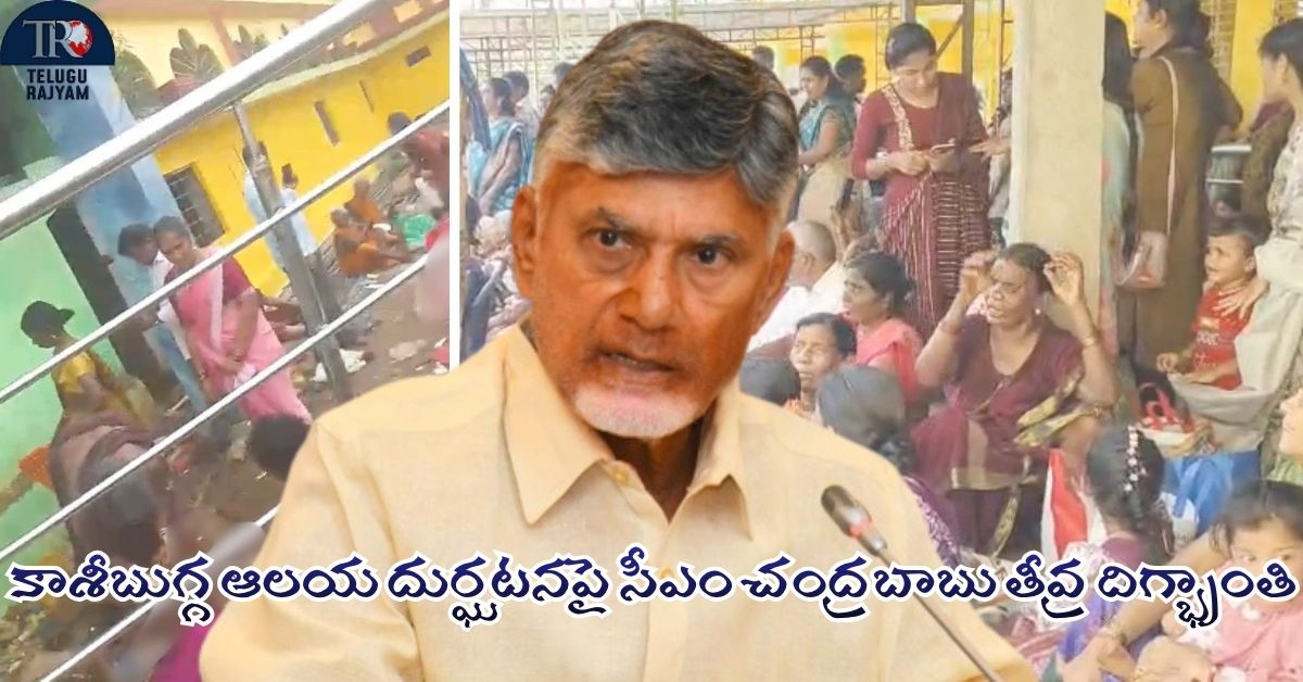 Temple Stampede: కాశీబుగ్గ ఆలయ దుర్ఘటనపై సీఎం చంద్రబాబు తీవ్ర దిగ్భ్రాంతి: తక్షణ సహాయక చర్యలకు ఆదేశం