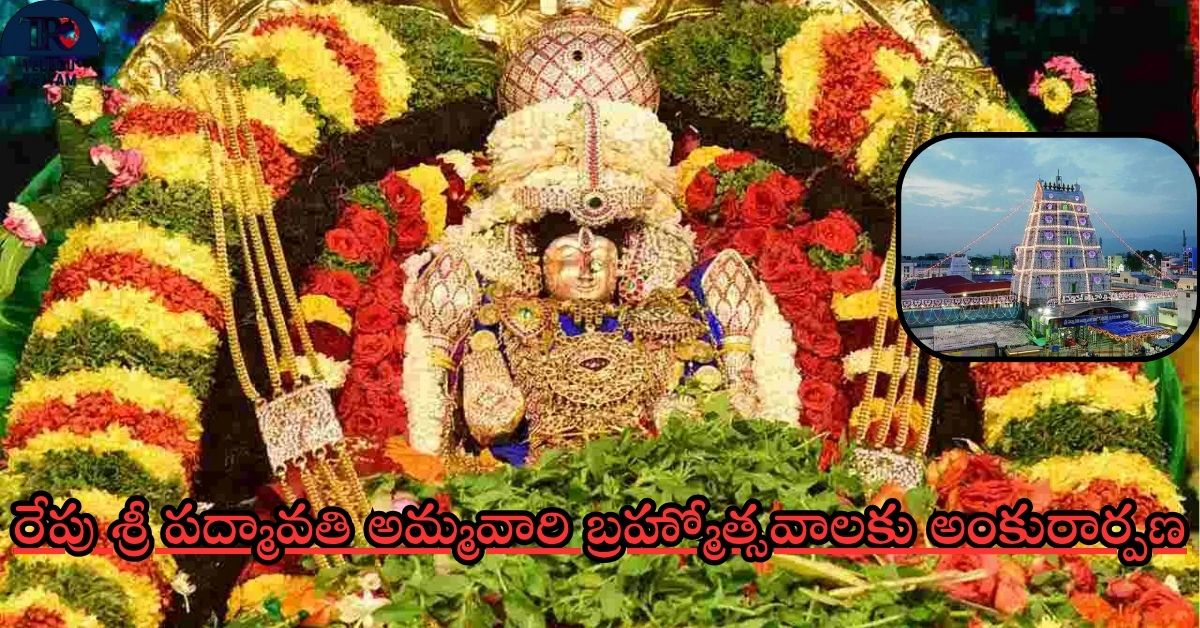 Sri Padmavati Ammavari: రేపు శ్రీ పద్మావతి అమ్మవారి బ్ర‌హ్మోత్స‌వాల‌కు అంకురార్ప‌ణ‌